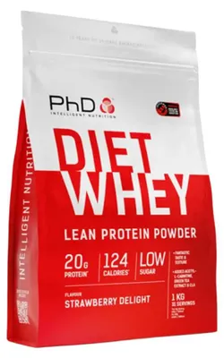 Immagine prodotto di PHD Diet Whey 1000 g fragola / Proteine multi-ingrediente (giornaliere) / Gustose proteine a 3 ingredienti arricchite con ingredienti per la perdita di peso