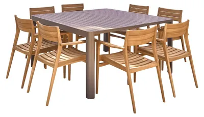 Produktbild von Ausziehbare Gartenmöbel für 6–8 Personen aus Aluminium