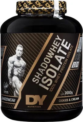 Obrázok produktu pre DY Nutrition Shadowhey Isolate 2000 g cookies&cream / Srvátkové izoláty / Rýchlo vstrebateľný srvátkový izolát navrhnutý 6 násobným Mr. Olympia