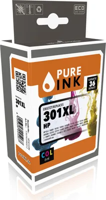 Produktbild von Pure Ink 170745990012, Hohe (XL-) Ausbeute, Cyan, Magenta, Gelb, 6 ml, 1 Stück(e), Multipack