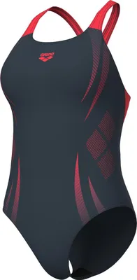 Produktbild von Arena POSEIDONIA SWIMSUIT ASPHALT-BRIGHT CORAL 42