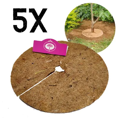 Obrázek produktu pro 5x kokosový kotouč 30 cm - ochrana rostlin - krycí kroužek - ochrana proti mrazu