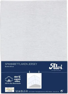 Produktbild von Alvi ALVI Spannlaken Baumwolle Jersey weiß 40x90