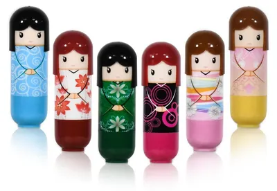 Image de Lot de 6 baumes à lèvres, 100% naturels, hydratants et réparateurs, coffret cadeau pour filles