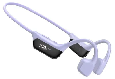 Produktbild von Knochenleitungs-Kopfhörer, kabellos, Bluetooth, wasserdichtes Design, LILA