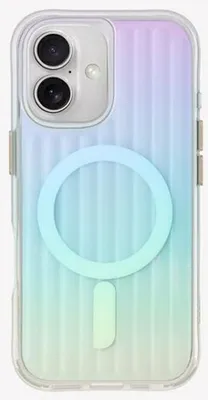 Immagine prodotto di Custodia magnetica lineare Uniq Coehl per Iphone 16 - Iridescente
