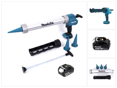 Produktbild von Makita DCG 180 F1X Akku Kartuschenpistole 18 V 300 / 600 ml + 1x Akku 3,0 Ah - ohne Ladegerät