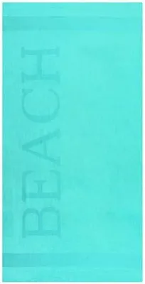 Imagen del producto de Toalla de playa – 100 x 200 cm – Algodón – Verde mar