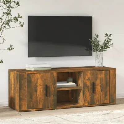 Produktbild von Möbel TV-Schrank Räuchereiche 100x31,5x35 cm Holzwerkstoff - TV-Schränke 819433