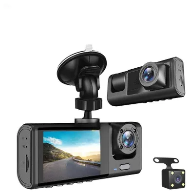 Obrázek produktu pro AIORBER Dashcam, Wi-Fi záznamník do auta, trojitý objektiv 1080P, auto v autě, auto venku, záznamník do auta, 2 palce