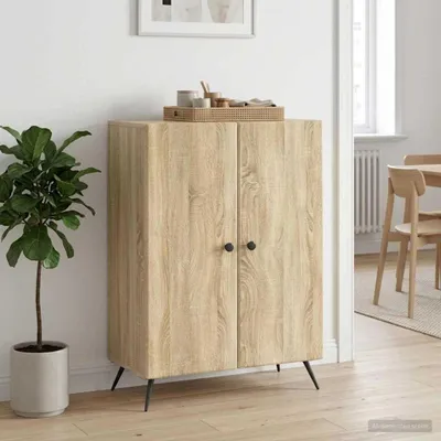 Produktbild von vidaXL Sideboard Sonoma-Eiche 66 x 34,5 x 90 cm Holzwerkstoff