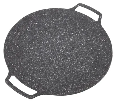 Runde BBQ-Grillpfanne 30 cm, Antihaft, für Gas- und Elektroherd