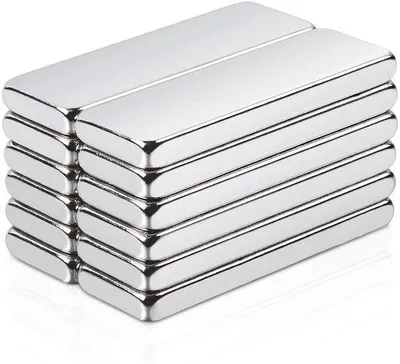 Produktbild von Neodymium-Magnete, 12 Stück, 30 x 10 x 3 mm, extra starker rechteckiger Magnet für Whiteboard, Büro, Küche