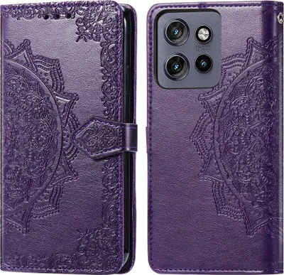 Obrázok produktu pre imoshion Mandala skladacie puzdro Motorola Edge 60 Neo - fialové