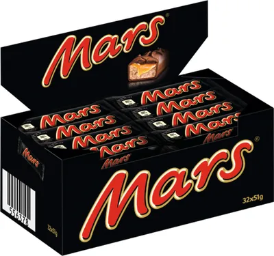 Produktbild von Mars Classic Single Riegel 32 x 51g - Schokoriegel im Vorratspack