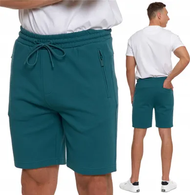 Produktbild von MEN'S SHORTS Sweatpants Kurze Shorts Reißverschlusstaschen Modisch MORAJ M