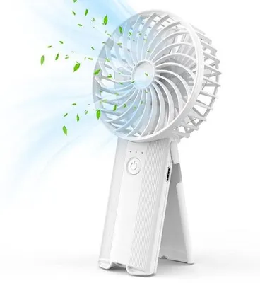 Immagine prodotto di Piccolo ventilatore portatile bianco per la casa