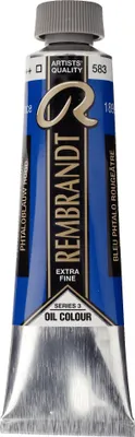 Image de Rembrandt peinture à l'huile en tube 40 ml, rouge phtalique bleu 583