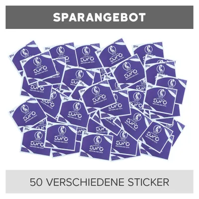 Produktbild von UEFA Women's EURO 2025 Switzerland - Sammelsticker - 50 verschiedene Sticker (zufällige Auswahl)