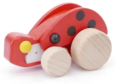 Obrázek produktu pro Dřevěné autíčko Bajo Beetle RA – odolné a barevné