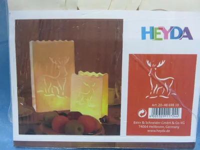 Produktbild von Heyda * Lichttüte Tüten-Lichter * 6 Stck. * Rentier - Weihnachten