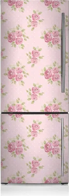 Produktbild von Magnete Küche Kühlschrank Kühlschrankmagnete 60x180 cm - Ein rosa Blumenstrauß.