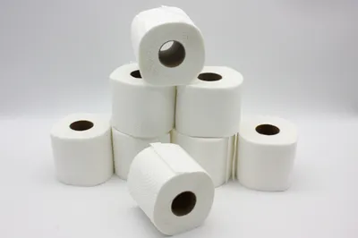 Produktbild von Toilettenpapier Klopapier WC Papier 3 Lagig hochweiß Zellstoff 64 ROLEN Toilettenpapier, Klopapier, WC-Papier WC Papier 2 lagig Zellstoff hochweiß