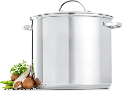 Produktbild von Suppentopf mit Glasdeckel 10 l Ø 26 cm