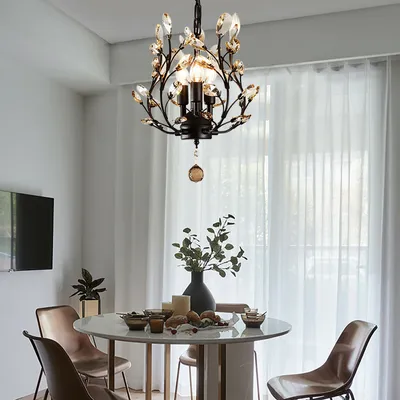 Obrázek produktu pro Křišťálový LED lustr Stropní světlo Křišťálová stropní lampa Hvězdné nebe Lampa do obývacího pokoje Ložnice Obývací pokoj