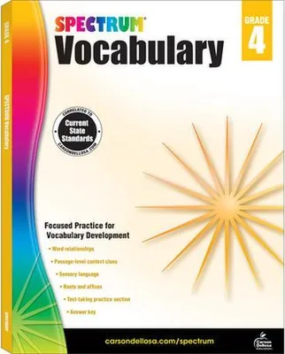 Obrázek produktu pro Spectrum Vocabulary, Grade 4