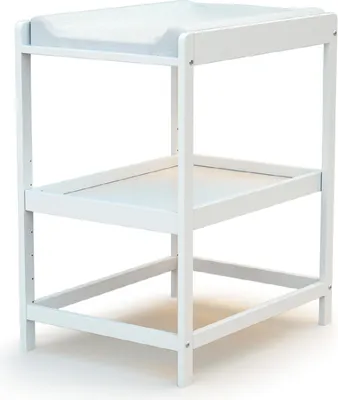 Immagine prodotto di AT4 - Fasciatoio 1 prateleira LIMA legno - Bianco - 73 x 54 x 90 cm