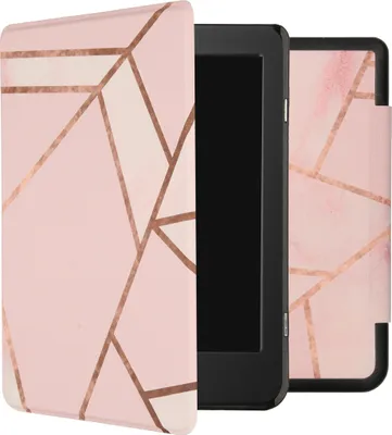 Produktbild von imoshion Design Slim Hard Case Klapphülle Tolino Page 2 - Pink Graphic