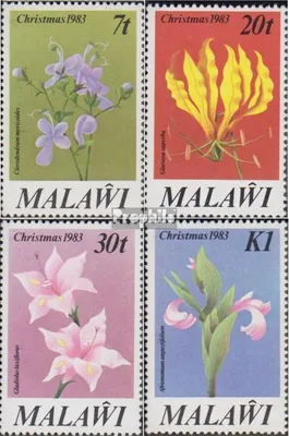 Produktbild von Briefmarken Malawi 1983 Mi 405-408 (kompl.Ausg.) postfrisch Weihnachten Blumen
