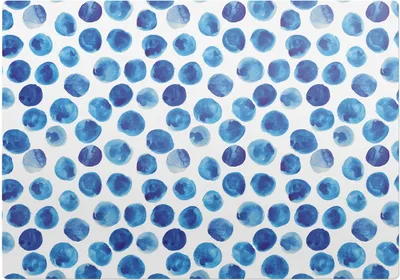 Produktbild von Aquarellpunkte – Bodenschutzmatte – Rutschfest – Schutzmatte für Büro – Vinylmatte – Stuhlunterlage  –100 x 70 cm