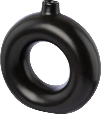 Produktbild von Vase - Schwarz - H 15 cm - Keramik