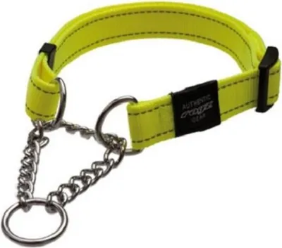 Produktbild von Rogz For Dogs Fanbelt Halfslip Halsband Geel