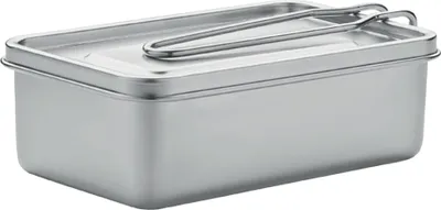 Image de MidOcean - Boîte à pain "Tamelunch", acier inoxydable MO1076 (taille unique) (Argent)