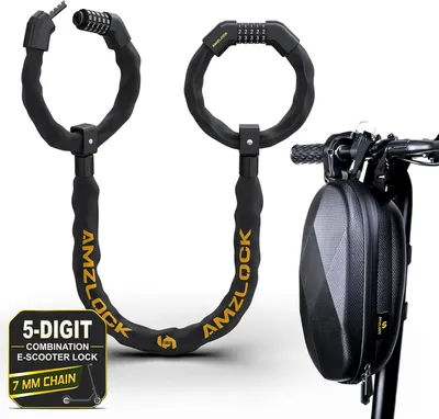 Productafbeelding van Kettingslot e-step - 5-cijferige code - Met tas 3 liter