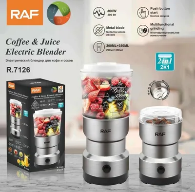 Produktbild von 2-in-1 Elektrischer Mini Standmixer – 300W Edelstahl Blender für Saft, Smoothies