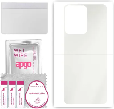 Produktbild von apgo Rückseite Schutzfolie, Matt, kompatibel mit Vivo Y77E, Hinten Hydrogel-Displayschutzfolie mit Positionierhilfe, kratzfest, einfache Montage
