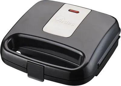 Produktbild von Ardes AR1S12 Sandwichplatte 750W Schwarz und Edelstahl Antihaft platzsparend