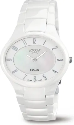Produktbild von Boccia Uhr - Damen Titanuhr mit Keramik und Saphirglas - 3216-01