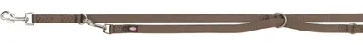 Produktbild von TRIXIE Premium V-Leine, doppellagig, XS: 2,00 m / 10 mm, haselnuss