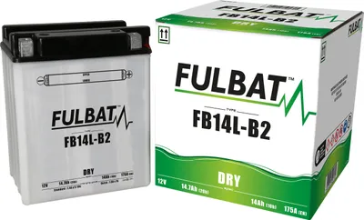 Obrázok produktu pre FULBAT FUL DRY batéria - FB14L-B2 / YB14L-B2 (suchá, servisná, vrátane kyseliny)