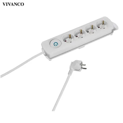 Produktbild von ViVanco™37643, 1,4 m, Drinnen, Typ C, Typ C, Kunststoff, Weiß