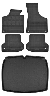 Obrázok produktu pre Gumové autokoberce SolidTread + vaňa kufra pre: Audi A3 8P 2003-2011 sportback (hatchback) 5 ks