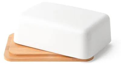 Produktbild von Butterdose Keramik mit Bambusdeckel Miamio
