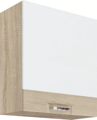 Productafbeelding van Keukenwandkast - PREMIO 34G - Wandkast 60 cm, beige hoogglans
