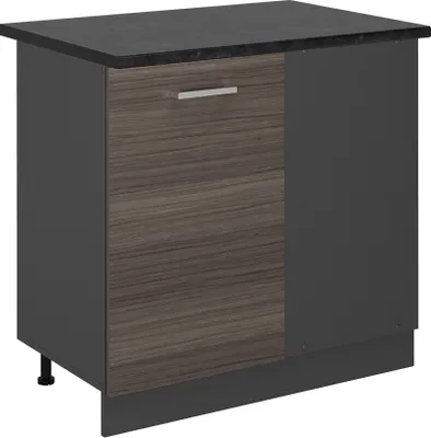 Produktbild von Eckunterschrank Vicco R-Line Edelgrau 86 cm , AP Anthrazit, Model 53632