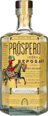 Produktbild von Próspero Tequila Reposado 100% De Agave by Rita Ora 40% Vol. 0,7l